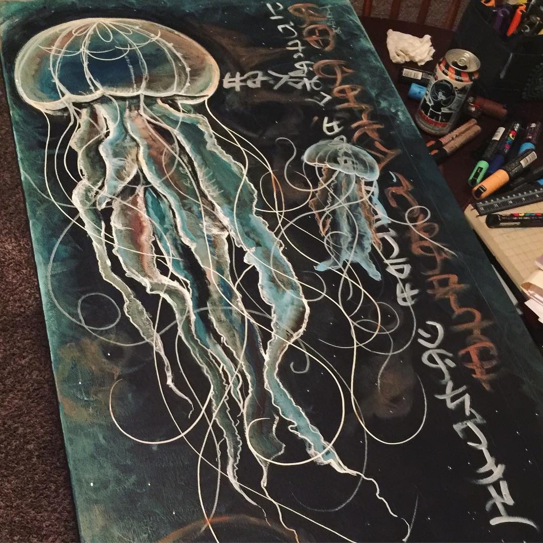 Painting by Darien Bathalter