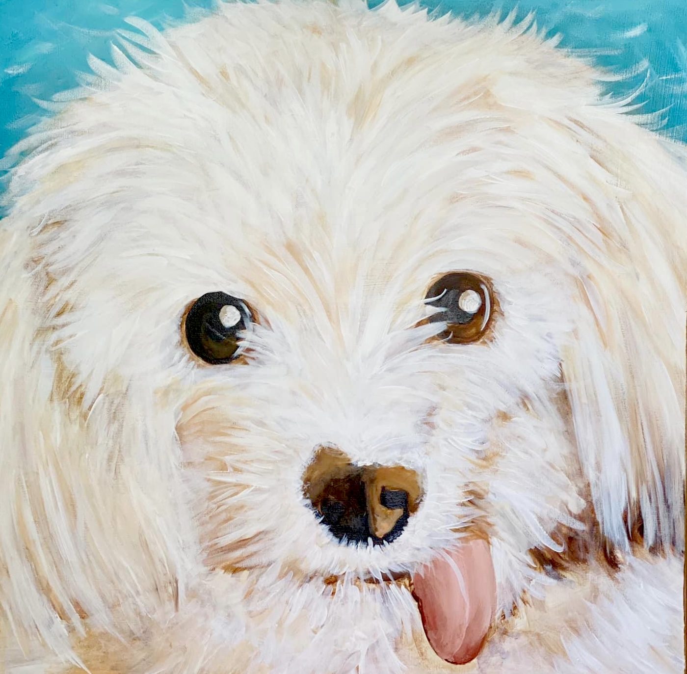 Painting by Darien Bathalter