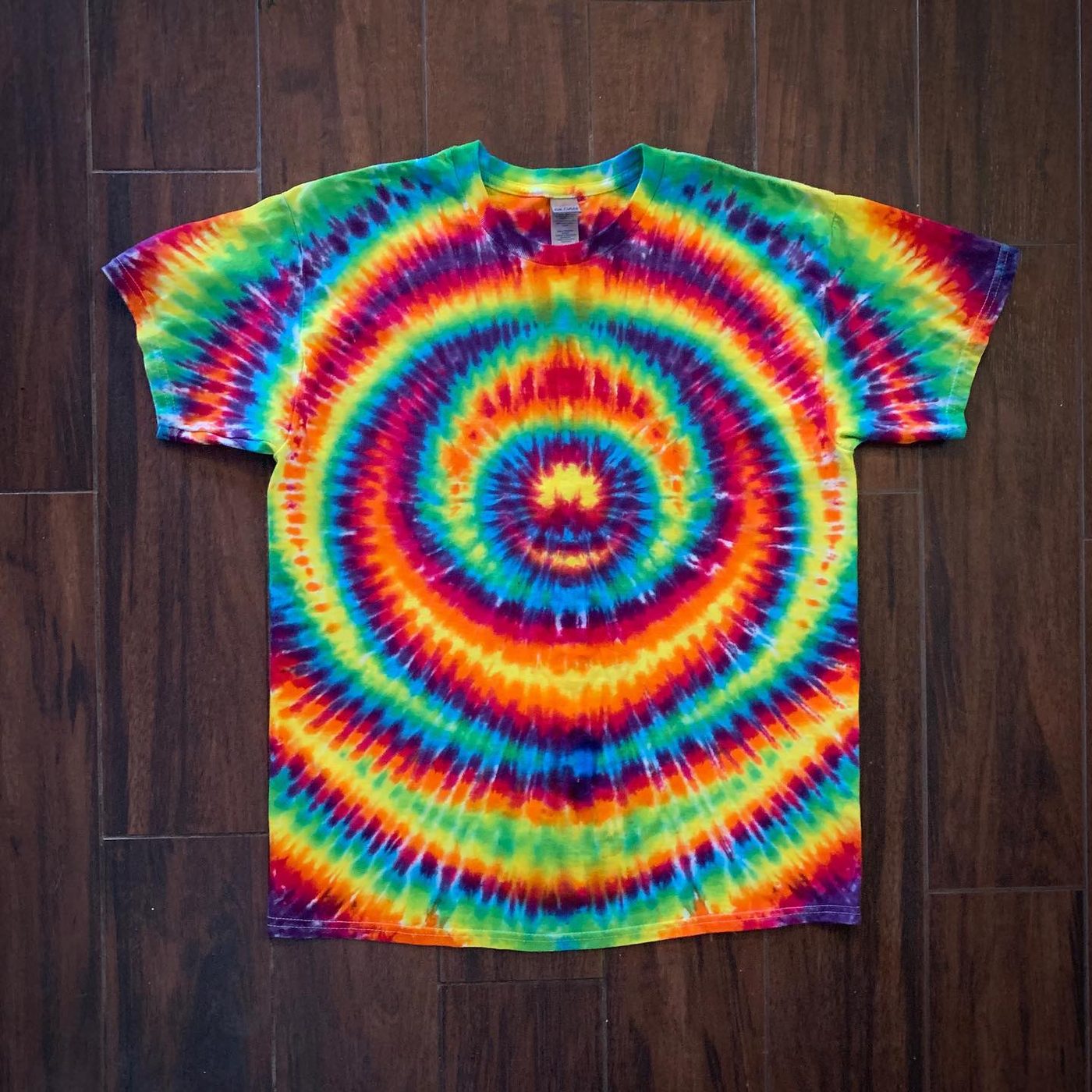 Hand-dyed tie-dye by Darien Bathalter