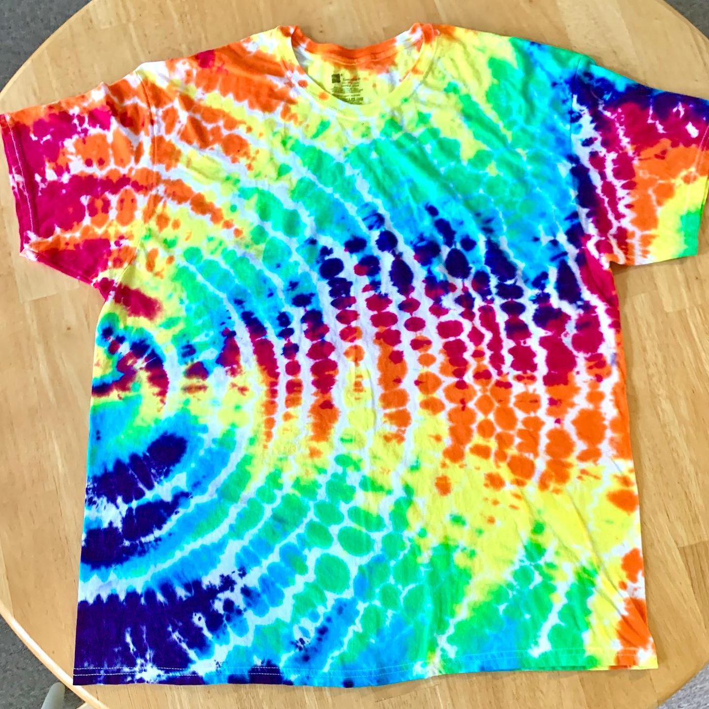 Hand-dyed tie-dye by Darien Bathalter