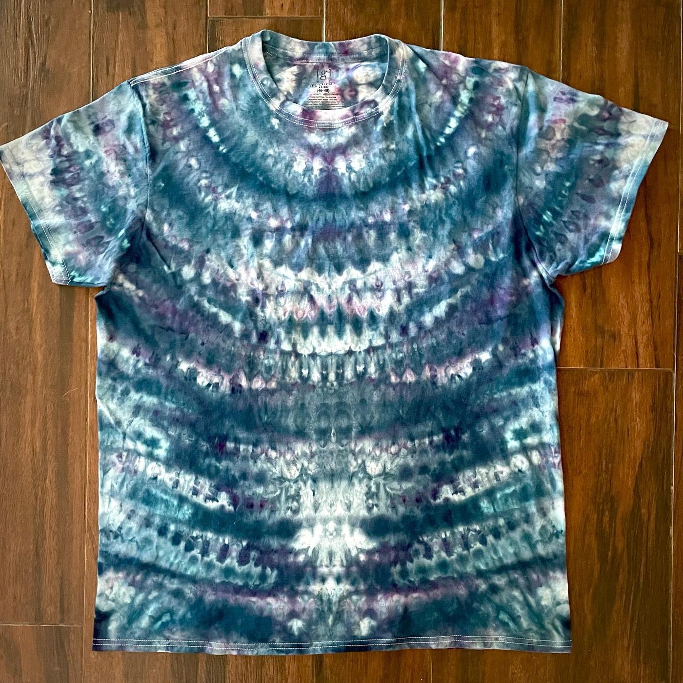 Hand-dyed tie-dye by Darien Bathalter