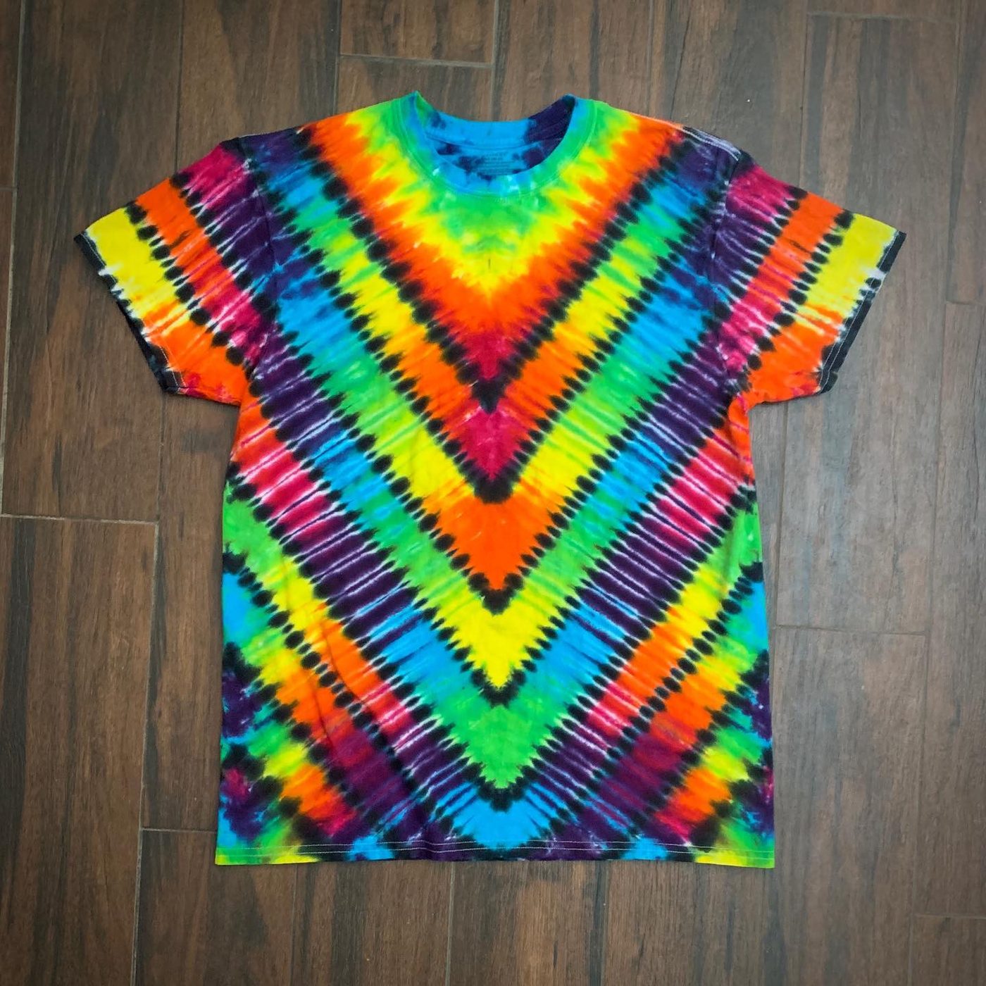 Hand-dyed tie-dye by Darien Bathalter