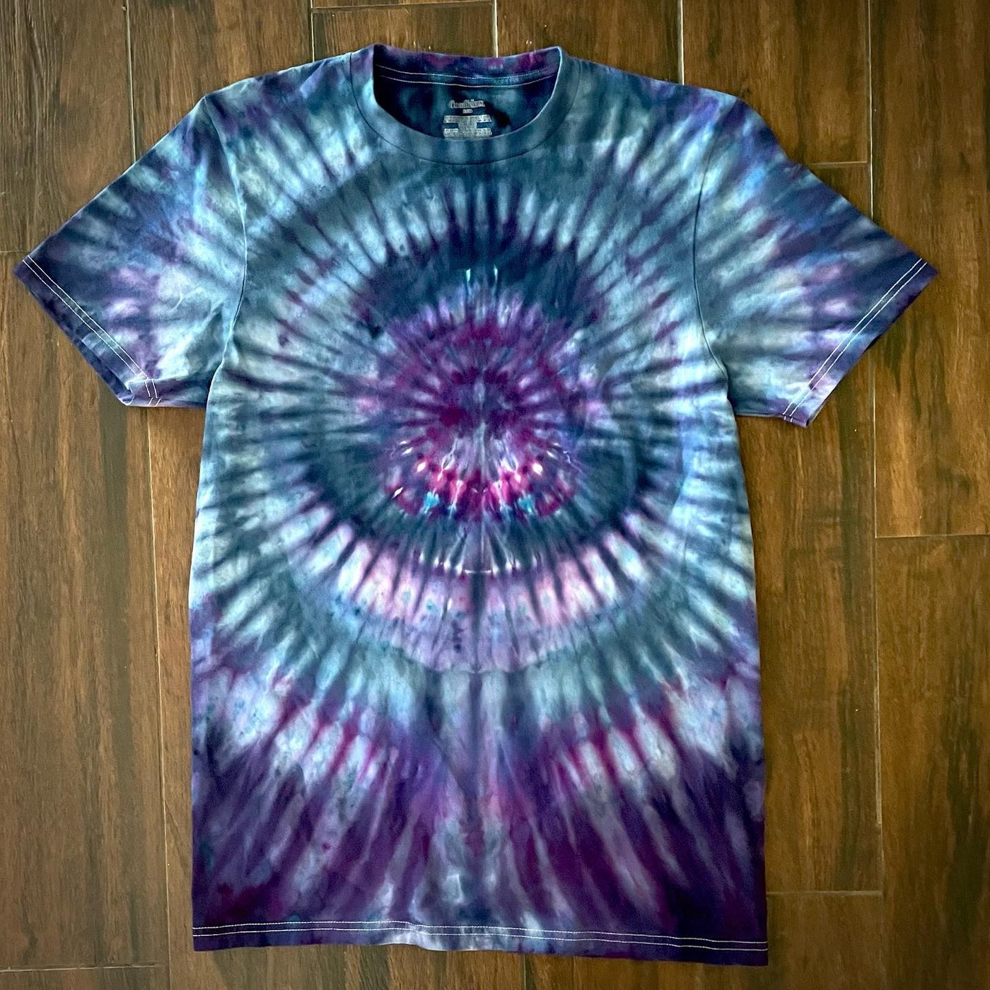 Hand-dyed tie-dye by Darien Bathalter