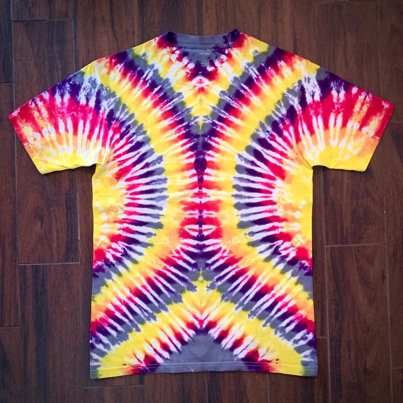 Hand-dyed tie-dye by Darien Bathalter