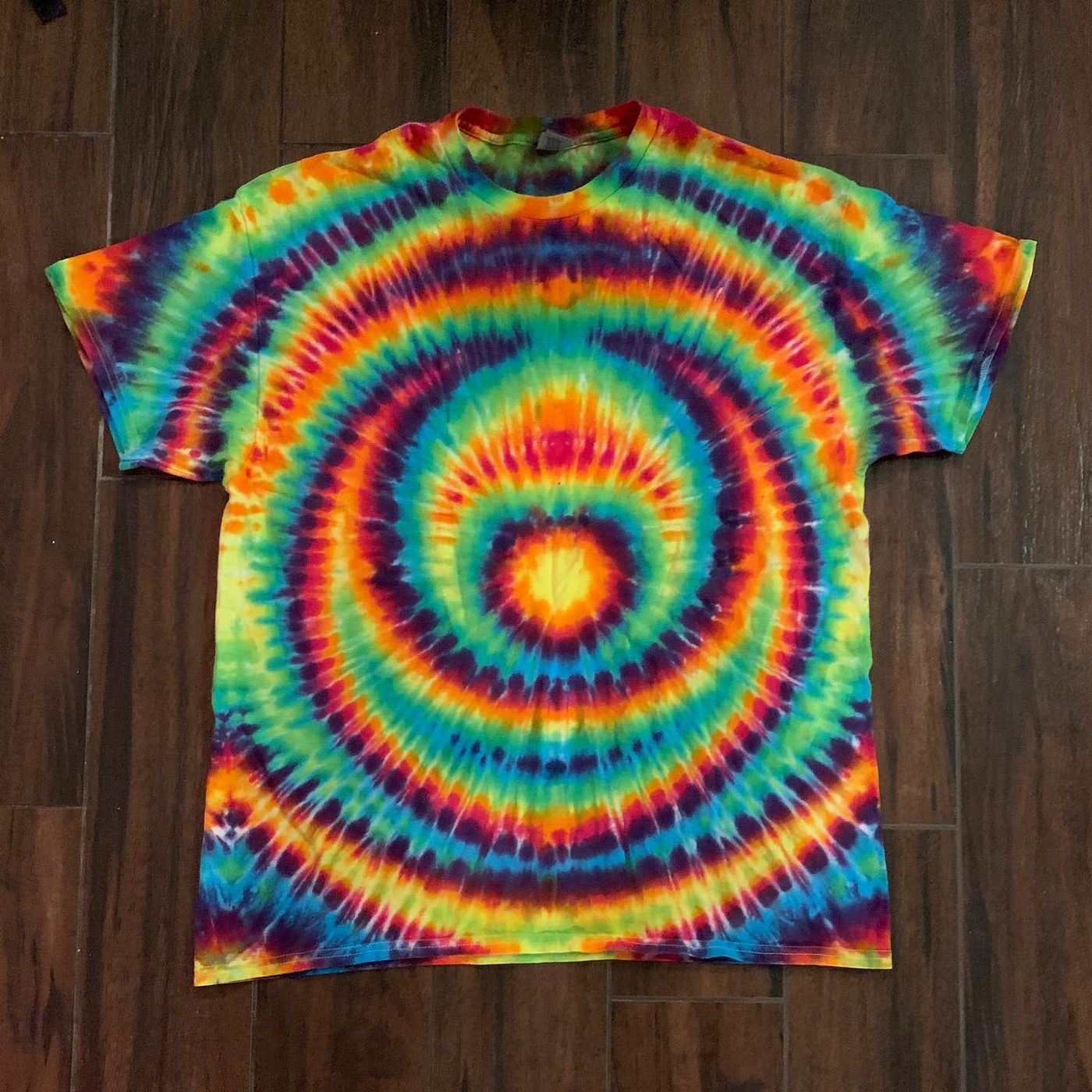 Hand-dyed tie-dye by Darien Bathalter