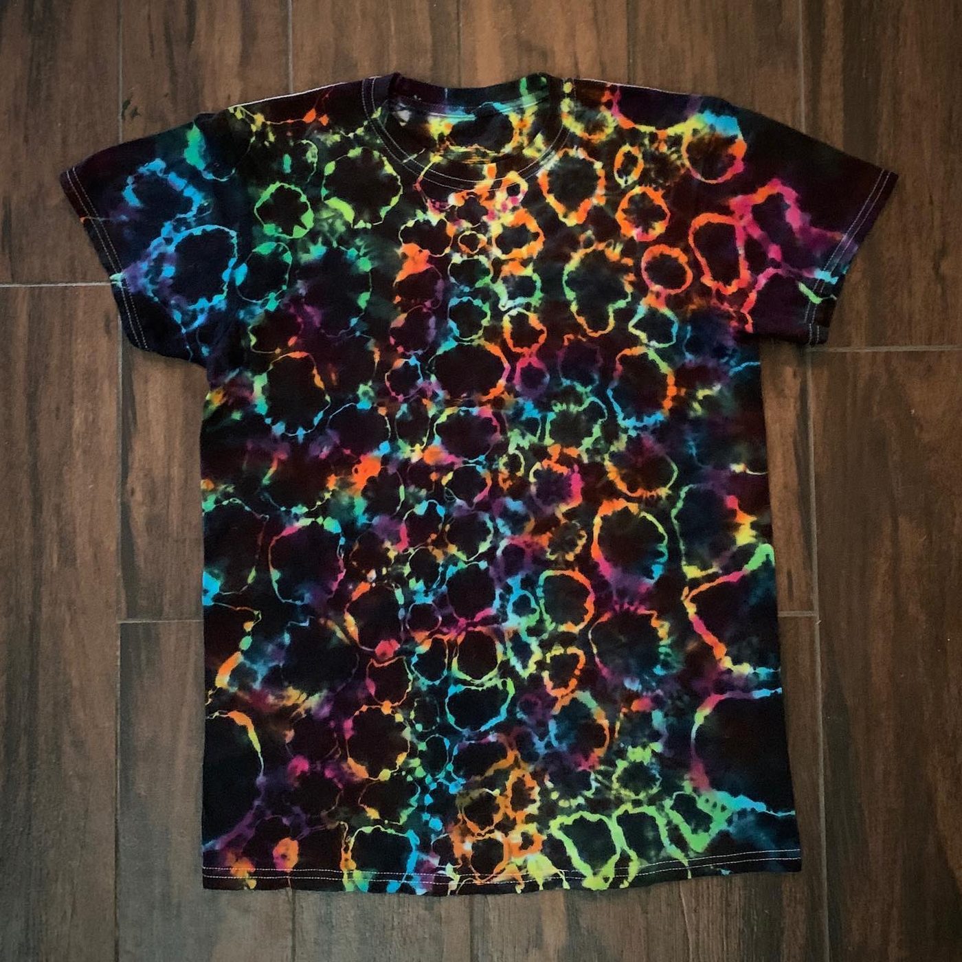 Hand-dyed tie-dye by Darien Bathalter