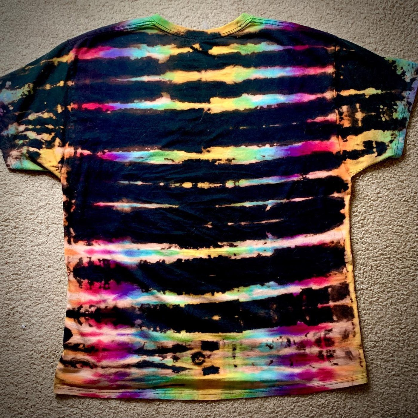 Hand-dyed tie-dye by Darien Bathalter